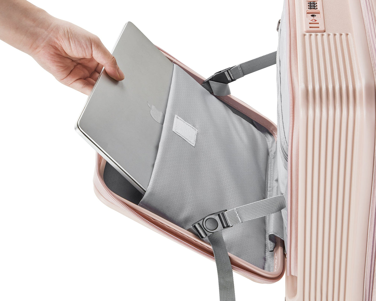 18" Carry on Luggage With Front Open Door & Laptop Interlayer