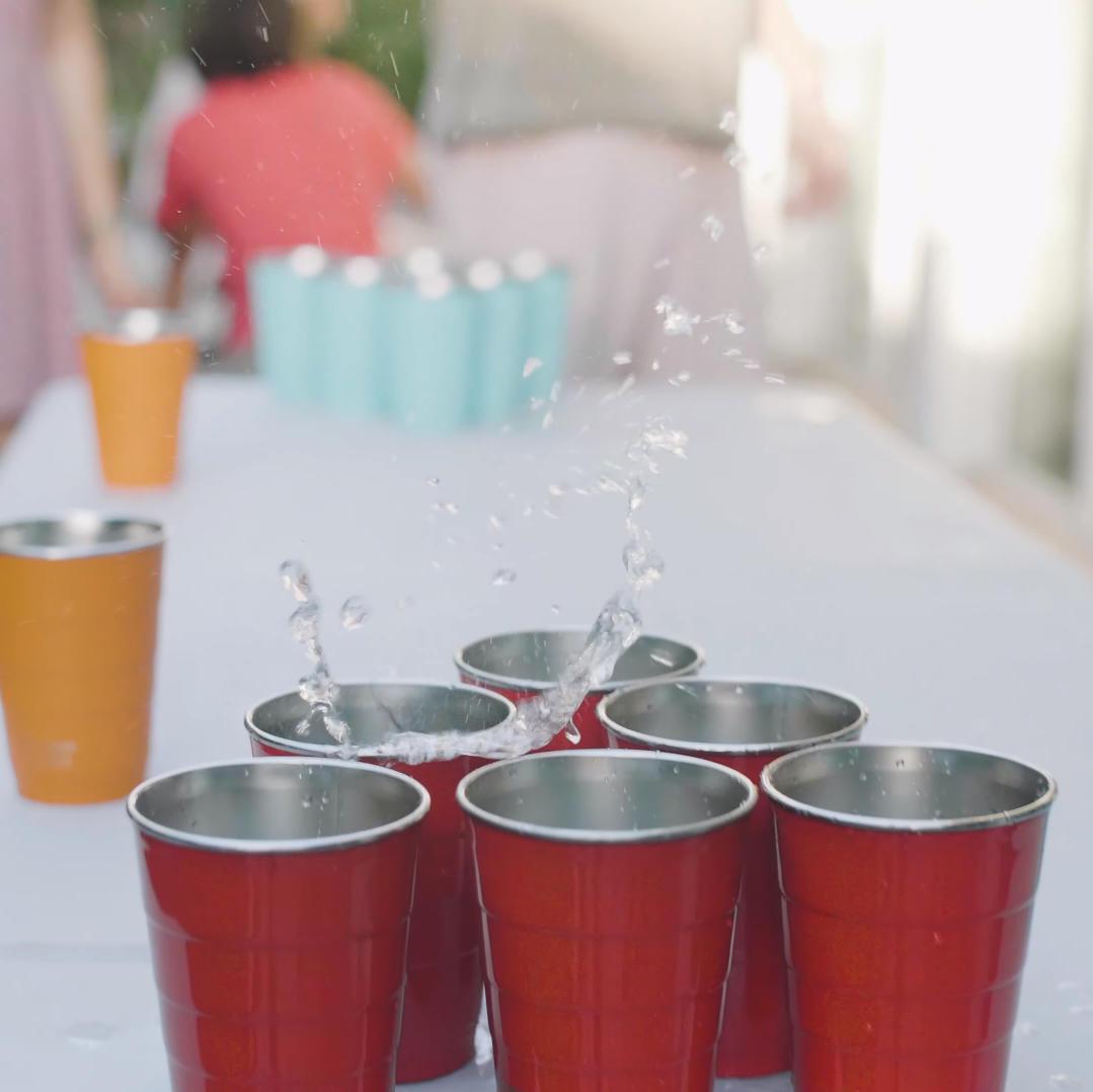Insulated 16 Oz. Party Tumbler - A Pack of 14 Cups