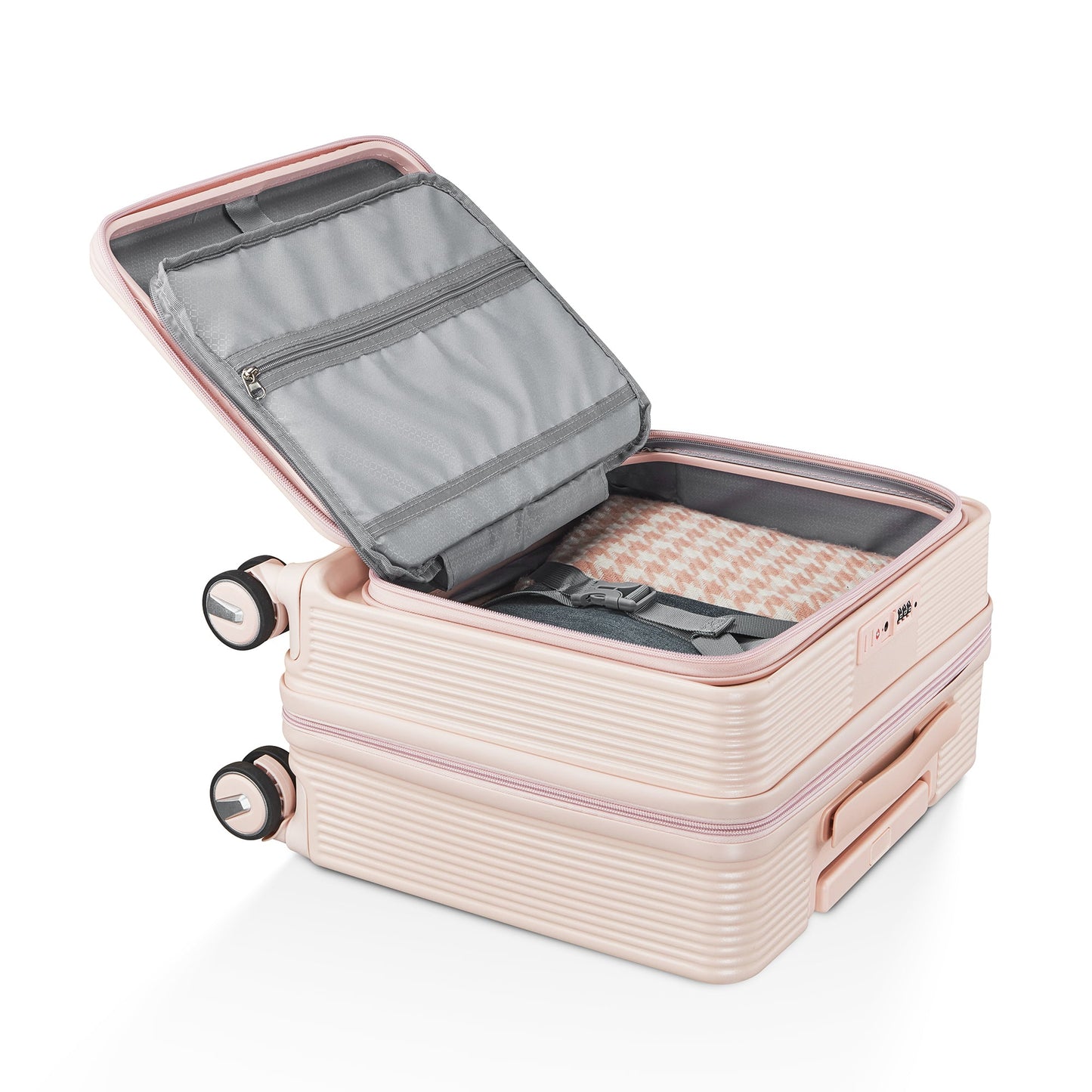 18" Carry on Luggage With Front Open Door & Laptop Interlayer