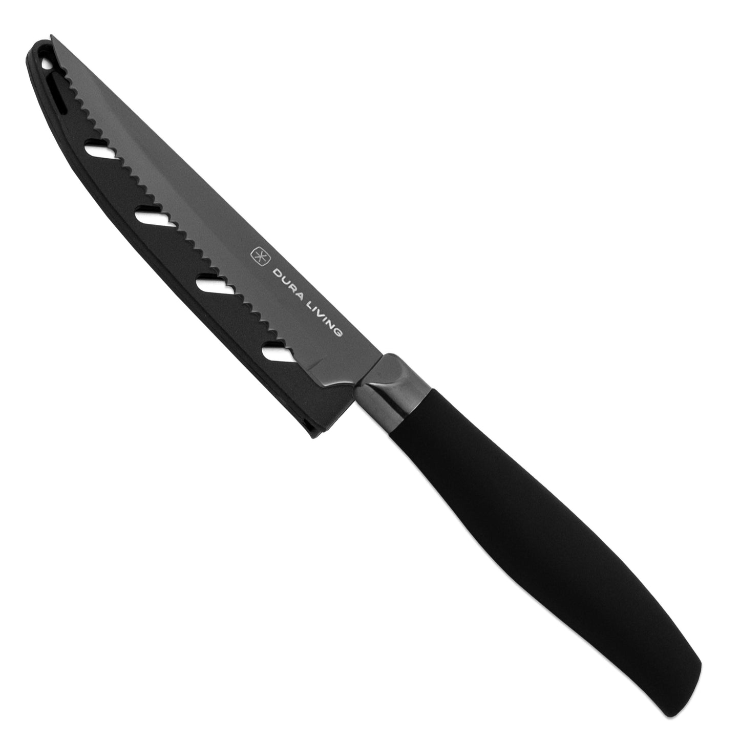 Titan Set of 4 Steak Knives - Black