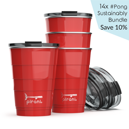 Insulated 16 Oz. Party Tumbler - A Pack of 14 Cups
