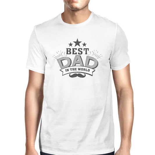 Best Dad in the World Mens Vintage Design Tee Gifts for Fathers Day